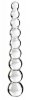 Szklane dildo sonda analna kulki do anusa 22,5 cm